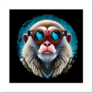 Cool Monkey in Sunglasses Posters and Art